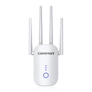 COMFAST 1200Mbps WiFi Repeater 2.4G/5.8G Dual-Band WiFi Signal Booster UK J1R8 - Picture 1 of 9
