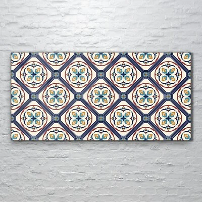 Glasbilder Wandbild Druck auf Glas 120x60 Bild Geometrisch modernes Design Mode - Bild 1 von 4