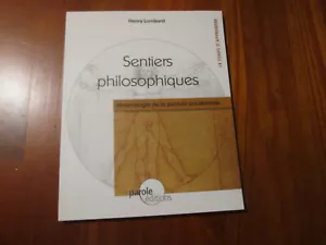 sentiers philosophiques..H.LOMBARD..editions parole . - Picture 1 of 1