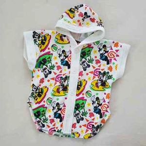 Vintage Deadstock Minnie Mouse Beachy Swimsuit Cover 4t - Picture 1 of 9