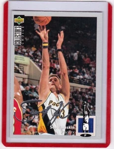 1994-95 Scott Haskin mazo superior elección coleccionistas tarjeta de firma de plata #143 - Imagen 1 de 2