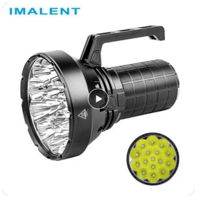 IMALENT SR16 Rechargeable Flashlight 55000 Lumens 16x LEDs 1715 Meter Search - Picture 1 of 17