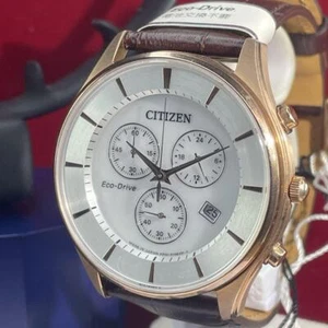 Citizen H500-S107318 AT2362-02A Cronógrafo Eco-Drive Ss Solar Hombre Reloj Auth - Imagen 1 de 9
