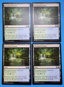 4x Woodland Stream Core Set 2019 Mtg Magic Gathering Card Dual Land Mana 260 - Picture 1 of 4