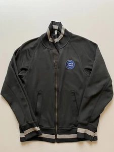 Nike Chicago Cubs Track Jacket Mens Small Gray Full Zip Long Sleeve MLB READ - Picture 1 of 11