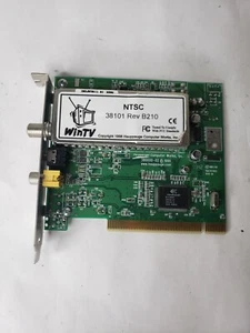 used Hauppauge WinTV 38101 TV Tuner Card NTSC Rev B210 read - Afbeelding 1 van 3