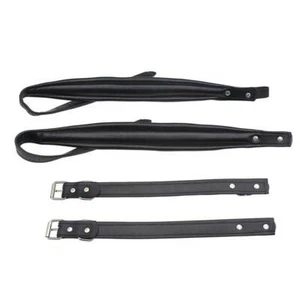 1 Pair PU Leather Adjustable Length Shoulder Arm Straps For Accordion Black WYD - Picture 1 of 17