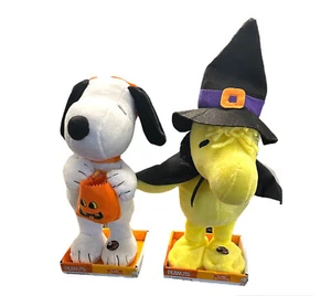 Peanuts Snoopy Plüsch Halloween animierte musikalische & tanzende Stofftiere 14 Zoll - Bild 1 von 10