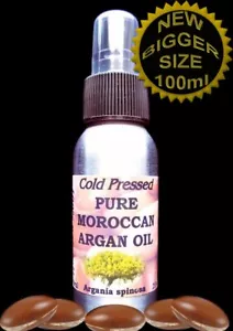 100% Pure Organic Moroccan Argan Oil (skin / hair) 100ml - Picture 1 of 1