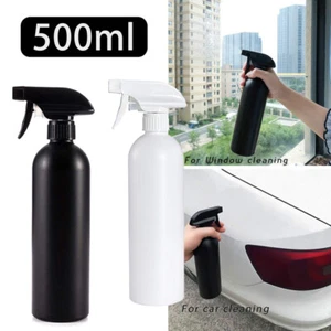 1PZ 500ml Nero/Bianco Nebulizzatore Acqua Bottiglia Spray Plastica Strumento Parrucchiere - Foto 1 di 24