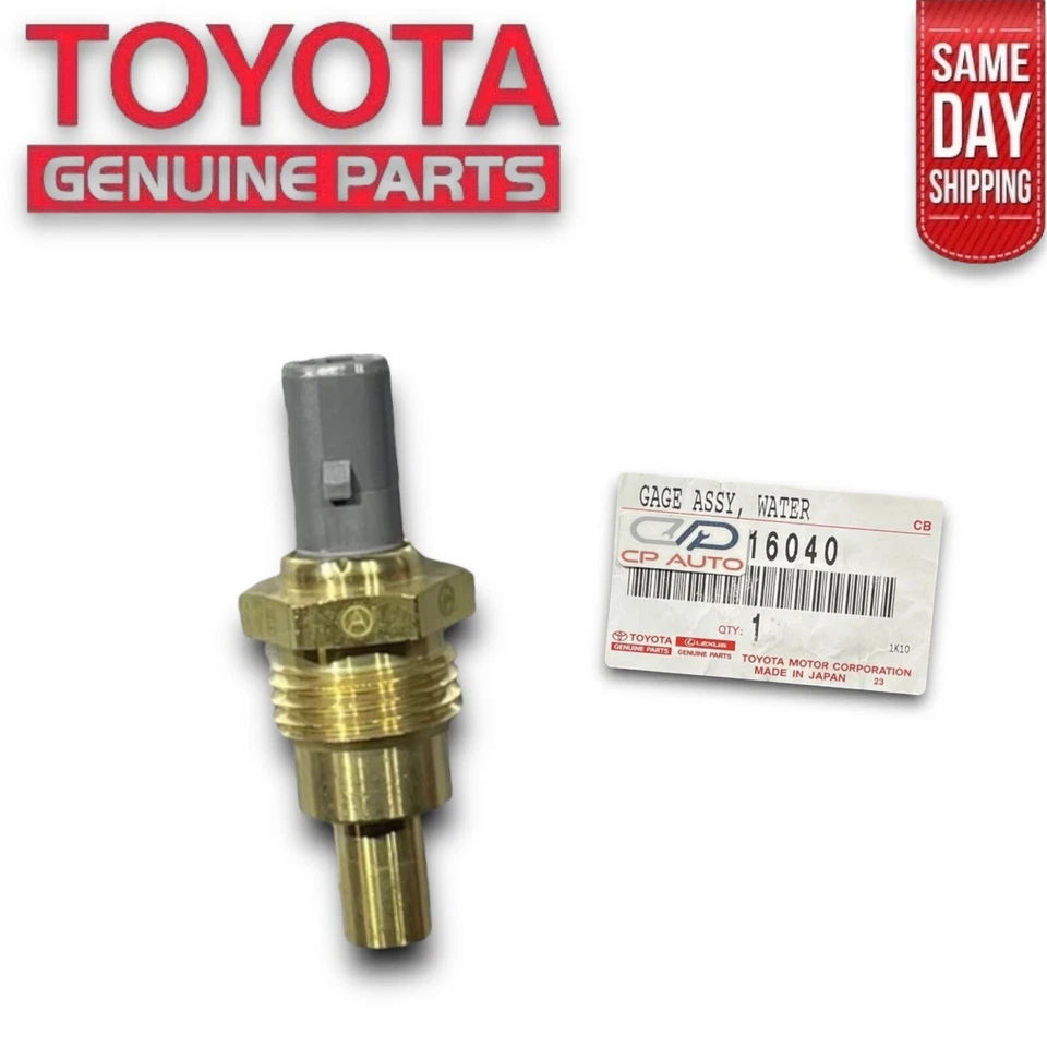 93-95 TOYOTA MR2 2.0L MEDIDOR DE TEMPERATURA DEL AGUA SENSOR EMISOR OEM NUEVO Foto 1 de 4