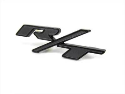 16-20 DODGE CHALLENGER GRAY WITH BLACK TRIM R/T GRILLE EMBLEM BADGE OEM MOPAR - Image 1 of 4