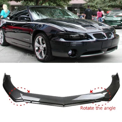 For Pontiac Grand Prix CARBON Fiber Style Front Bumper Lip Splitter Accessory - Image 1 of 4