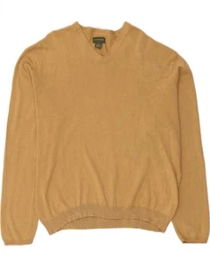 Suéter Jersey DOCKERS Para Hombres Cuello en V XL Beige Algodón DF15 - Imagen 1 de 3