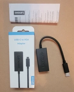 LENOVO USB-C to VGA Display Adapter - Afbeelding 1 van 5