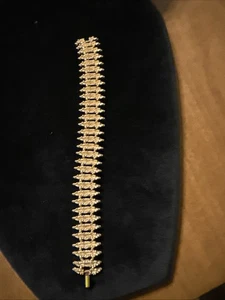 Vintage Avon Gold Spike link bracelet (lot#92) - Picture 1 of 3