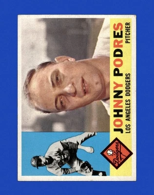1960 Topps Set-Break #425 Johnny Podres en muy buen estado-en muy buen estado *GMCARDS* Foto 1 de 2