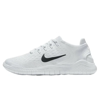 Nike Free RN 2018 White Black Run Running 942837-100 Low Gym Training Womens 10 - Image 1 of 4