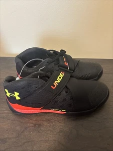 Under Armour HOVR Silencer Black Phoenix Fire Javelin Track Shoes 10.5 No Spike - Picture 1 of 6