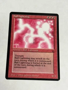 Magic the Gathering Ball Lightning the Dark Regular Card NM Condition - Picture 1 of 3