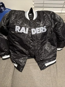 Giacca Shoepalace Las Vegas Raiders XXL Uomo Starter Etichetta Nera - Foto 1 di 7