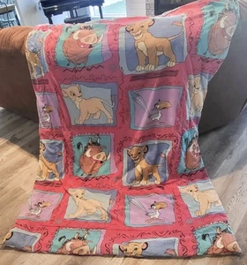 Vintage Disney Il Re Leone Doppia Taglia Trapuntino Reversibile Simba Anni 90 1994 *Leggi* - Foto 1 di 4