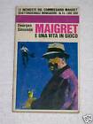 Georges Simenon Maigret E Una Vita In Gioco N14 Mondadori 1966 Ferenc Pinter