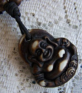 CUTE ~ BUDDHA ~ PENDANT ~ NECKLACE -- (GREAT_GIFT) - Picture 1 of 2