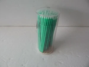 100x Micro Mini Touch Up Brush With 2.0mm Tips Green Fast Ship from USA - Picture 1 of 5