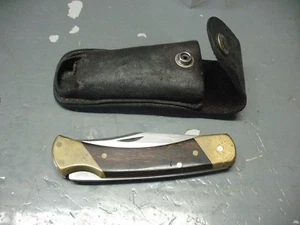 SCHRADE  UNCLE  HENRY  LB7  FOLDING  KNIFE No. Y 96090  w/ ORIGINAL  SHEATH  - Picture 1 of 8