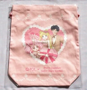 NEW Sailor Moon Q-pot Heartful Tote Bag A4 Size Unopened - Bild 1 von 4