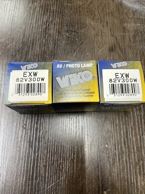 3 NIB!!!Wiko EXW 82V 300W Projection Lamp