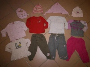 KLEIDERPAKET 80/1 * 12 Teile* Bekleidungs Paket Gr 80 * Mädchen * Winter - Bild 1 von 9
