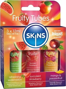 Edible Fruit Flavor Lubricant Gel Oral Sex Lube Sexual Mild Massage Oil Adult - Picture 1 of 8