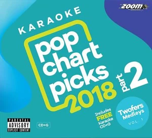 Zoom Karaoke CD+G - selecciones de listas pop 2018 (Parte 2) + mezclas Twofers CD+G GRATUITAS - Imagen 1 de 2