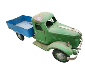 Vintage Soviet collectible Toy Tin dump truck Machine ZIS 150 (ЗИС) 60s - Picture 1 of 17