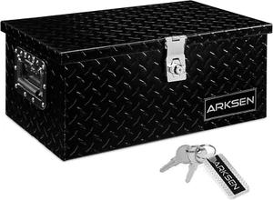 20 Inch Heavy Duty Aluminum Diamond Plate Tool Box Chest Box Pick up Truck Bed R - Picture 1 of 7