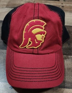 USC Trojans Strapback Hat Cap Red/Black Adjustable Dad Hat NCAA College - Picture 1 of 7