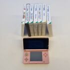 Nintendo 3DS Pink Console Games Bundle Tested & Working No Stylus