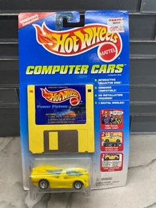 Hot Wheels Ordenador Coches Power Pistons Amarillo 1995W / Disco - Nuevo - Imagen 1 de 2