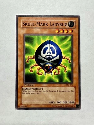 YuGiOh! Skull-Mark Ladybug - IOC-079 - 1st Edition - Common - Image 1 of 2