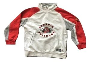 CHAMPION Kids Sweatshirt University Georgia Bulldogs Jersey College 7-8 Years  - Picture 1 of 4
