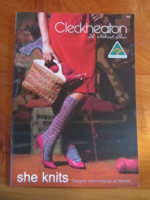 KNITTING BOOK CLECKHEATON SHE KNITS  NO. 963  * MUST SEE - Image 1 of 3