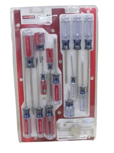 NOS! UTENSILI ARTIGIANALI VINTAGE 18 pezzi SET CACCIAVITI, 41608, USA - Foto 1 di 11