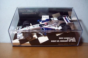 1/43 MINICHAMPS 400 060217 BMW SAUBER F1.06 DEBUT GP HUNGARY 2006 ROBERT KUBICA - Picture 1 of 4