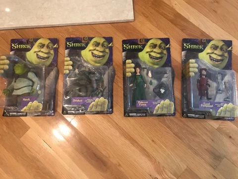 New Shrek Movie LORD FARQUAAD Donkey Fiona McFarlane  Toys Action Figure lot Cover