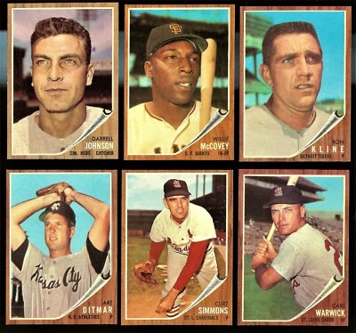 1962 Topps Baseball:  Choose Your Card  (#340 to #569) FREE SHIPPING! - Image 1 of 2