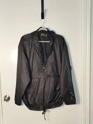 Zella Women's - Black XL 1/4 Zip Pull Over Rain Jacket Hooded Long Sleeve EUC - Image 1 of 4