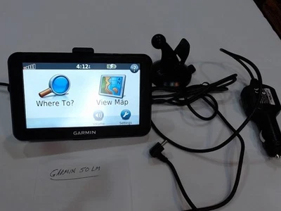 Garmin Nuvi 5" 50LM Navigator GPS Lifetime Maps Works - Image 1 of 4