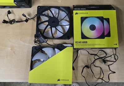 Corsair RS140 ARGB PC Case Fans (Pack of 2) READ DESCRIPTION  - Image 1 of 3